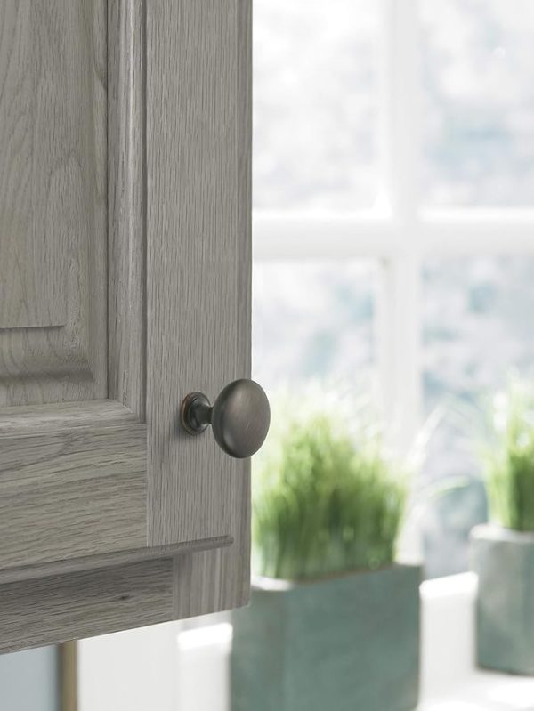 Amerock | Cabinet Knob | Oil Rubbed Bronze | 1-1/4 inch (32 mm) Diameter | Edona | 10 Pack | Drawer Knob | Cabinet Hardware - Image 5