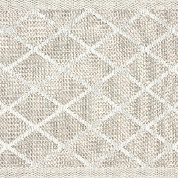 Martha Stewart Miles Modern Diamond Anti-Fatigue Air-Infused Kitchen Mat, Beige, 19.6"x32" - Image 3